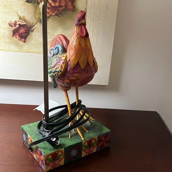 Jim Shore Rooster Lamp
